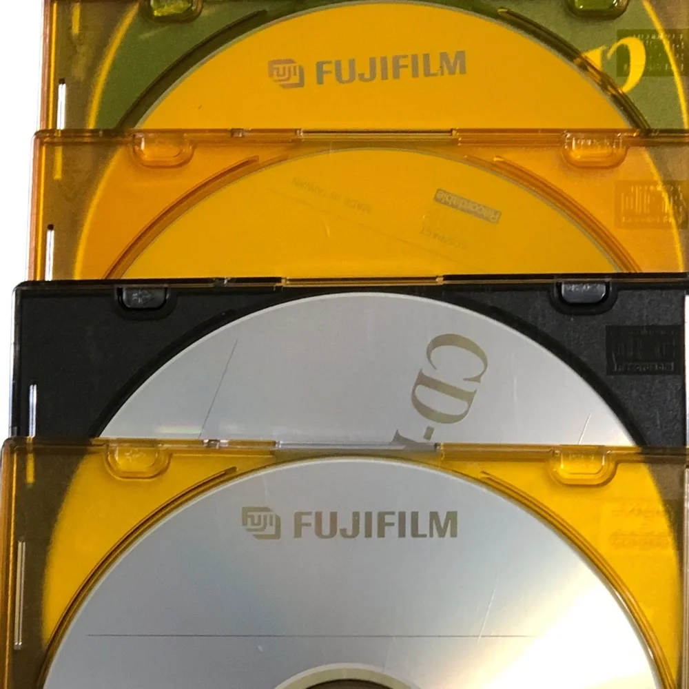 FUJIFILM CD-R Music 10 Slim Pack 80 Min*700MB Disc Recordable -OPEN/NOT SEALED